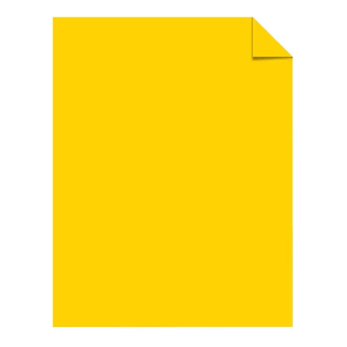 Astrobrights Colored Copy Paper, Solar Yellow, 8-1/2 x 11 Inches, 24 Bond, 5000 Sheets Fast Shipping